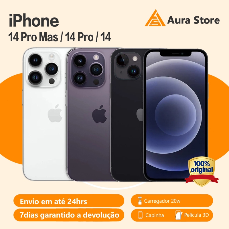 iPhone 14 Plus: 6,7'' e 26 h de vídeo