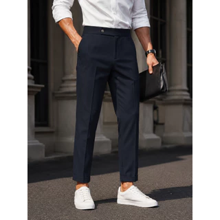 Calça Social Masculina Elastano com Caimento Ajustado