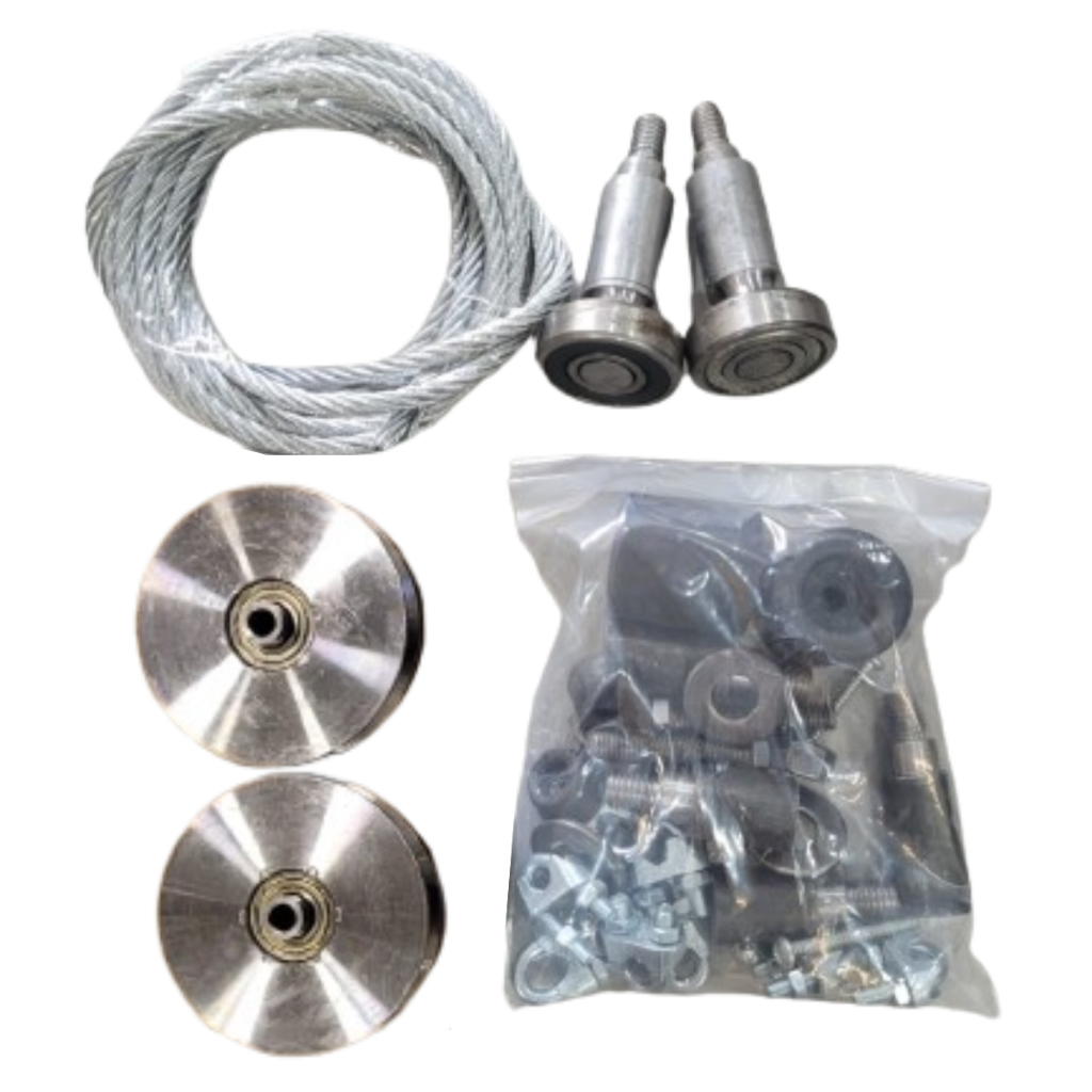 Kit Portão Basculante Cabo Aço Roldana 3” | Shopee Brasil