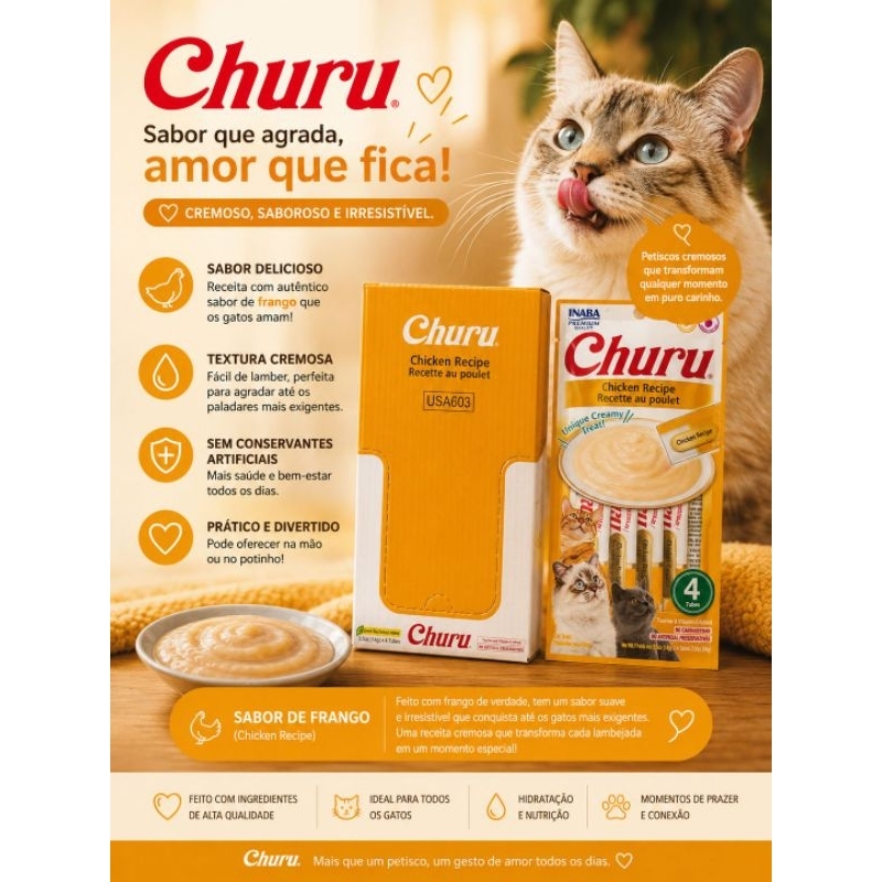 Churu Frango 56g | Shopee Brasil