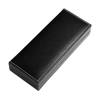 Kit 1/2/5 Und Estojo Vazio De Couro Executivo para Caneta - 18cm