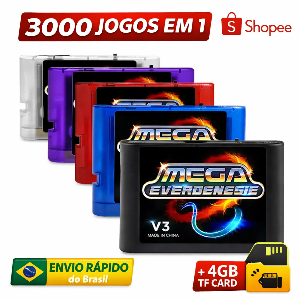 Everdrive MEGA DRIVE e SEGA GENESIS Retro Gamer – Cartucho