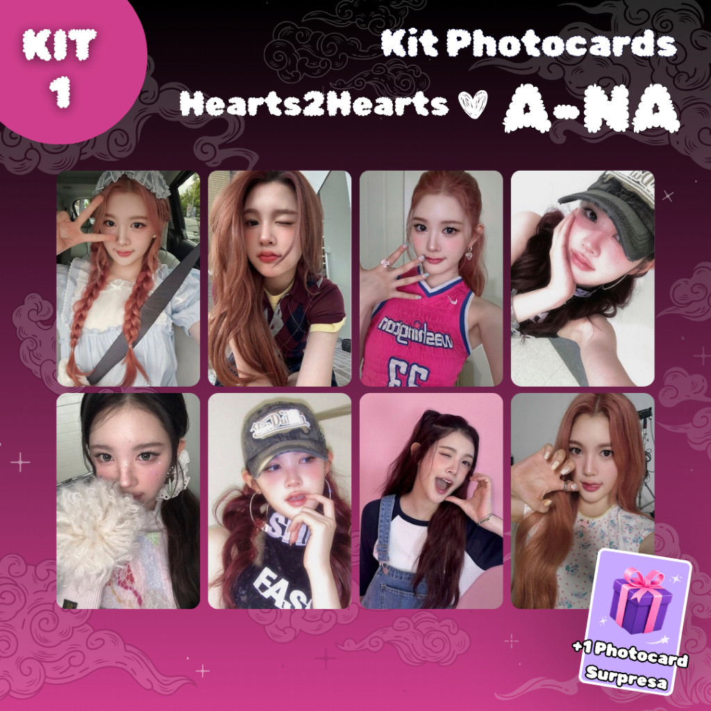 Hearts2Hearts Photocards Selca H2H Kpop Ye-on Ian Yuha Carmen A-na