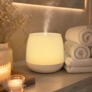 Umidificador Difusor de Aroma LED RGB 100ml Luz Noturna USB 58122