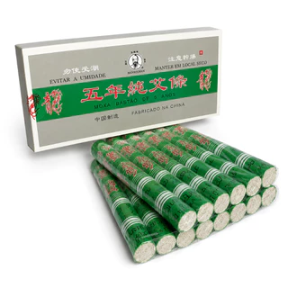 Moxa Bastão de Artemísia para Acupuntura Verde Dragon