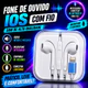 Fone de Ouvido Estéreo com Microfone - Conforto e Qualidade para iPhone