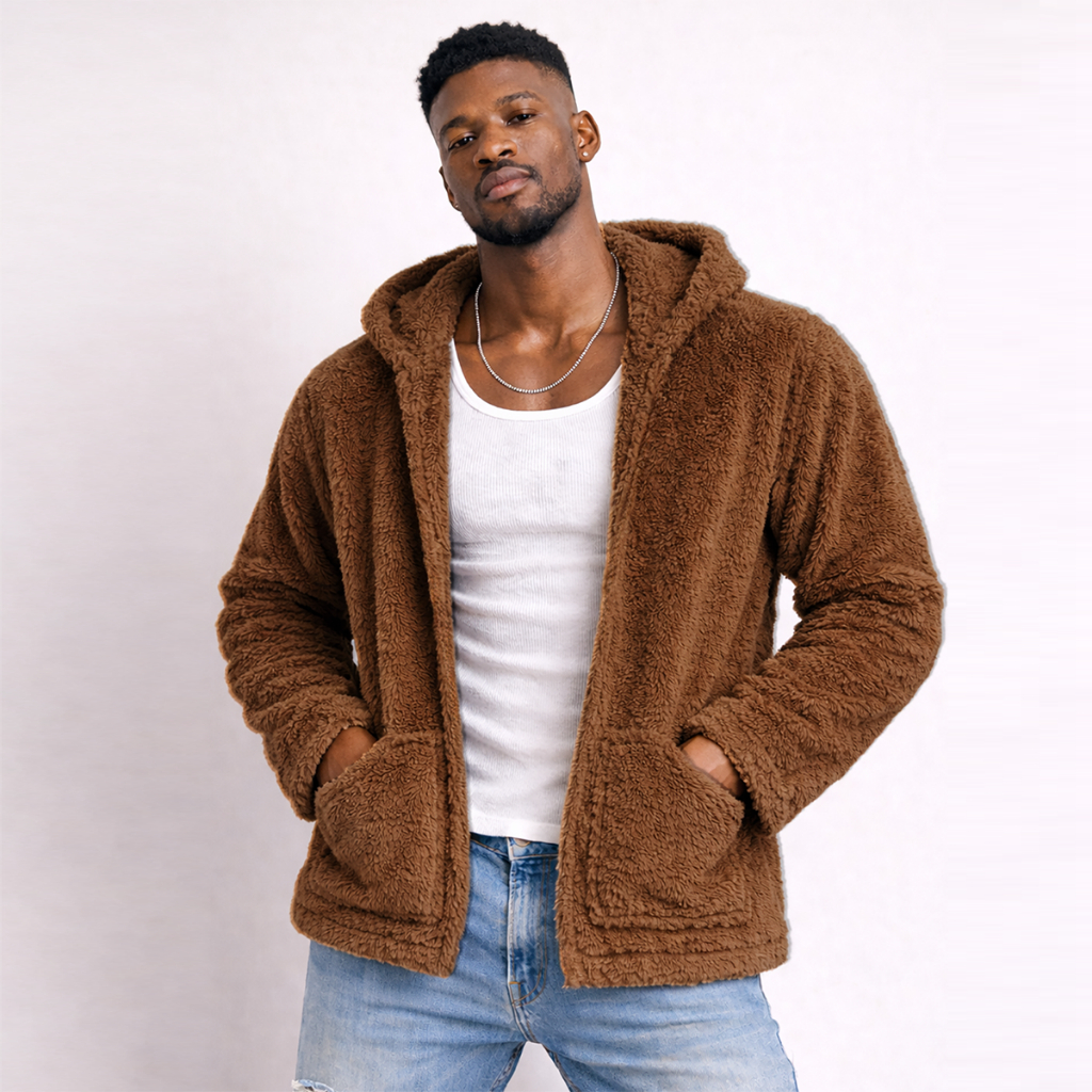 hyeon ted cape / gray Mサイズ Casaco Ted Pelucia Masculino | Shopee Brasil