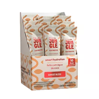 Jungle Electrolytes Sunset Bliss 5g Caixa com 14 Unidades Zero Açúcar