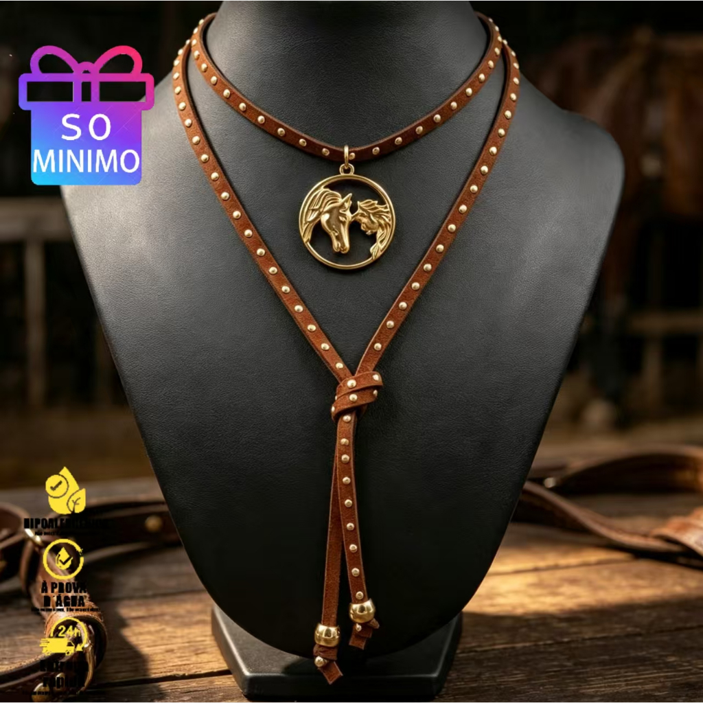[Moda Rodeio] Choker Concho Turquesa - Acessorio Country Feminino ...
