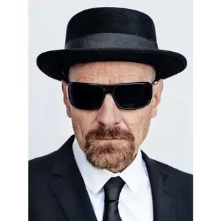 Chapéu Pork Pie Preto Visual Breaking Bad Mars Chapeu Unissex