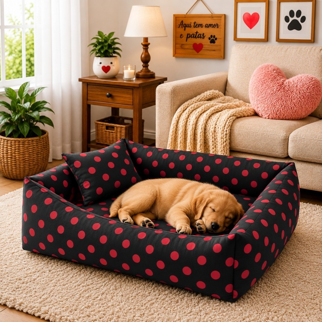 Cama luxo para cães e gatos