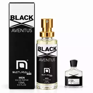 Perfume Masculino Black Aventus Eau de Parfum 15ml - Frutado e Amadeirado