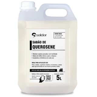 Sabão de Querosene 5L Solclor – Limpeza Pesada, Brilho Intenso e Alta Eficiência em Oferta na Shopee
