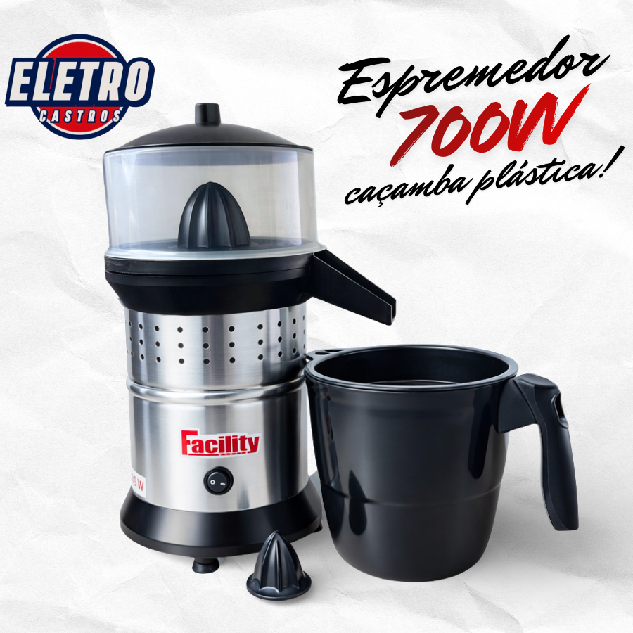 Espremedor de laranja elétrico bivolt 700w industrial