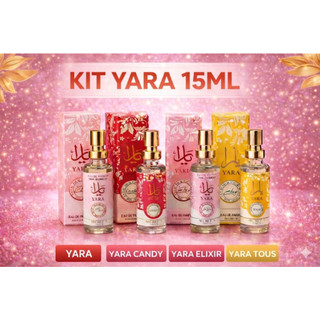 kit Perfume Yara Collection15ml EDP YARA + YARA CANDY + YARA ELIXIR ...