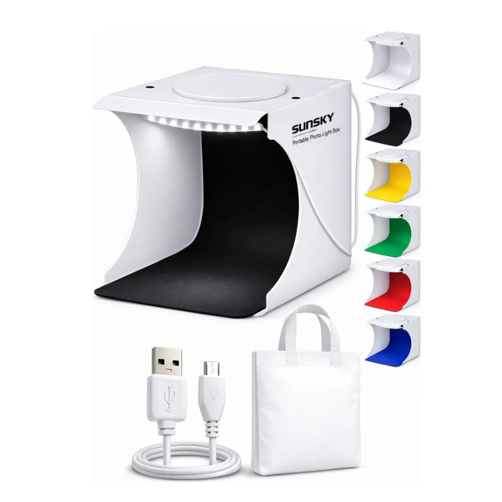 Mini Studio Box Fotografia Portátil Com Luz LED Para Fotos ...