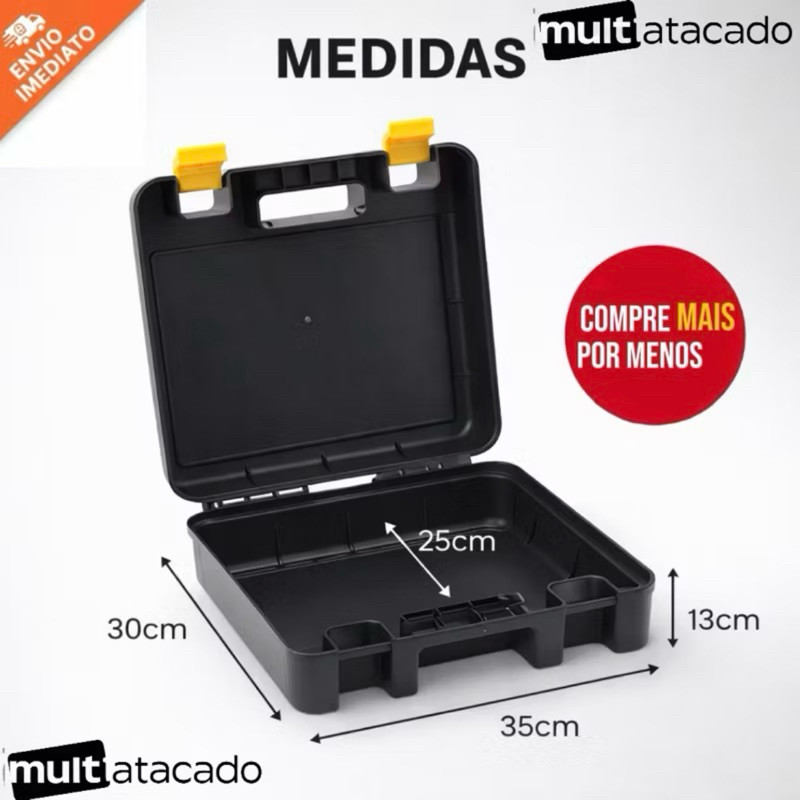Maleta Furadeira caixa de ferramentas ferramentas de obra maleta para guardar ferramentas organizado