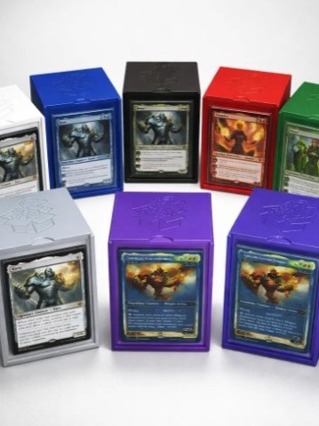 Deck Box MTG Commander para 100 cards c/ shield - Toploader Incluso ...