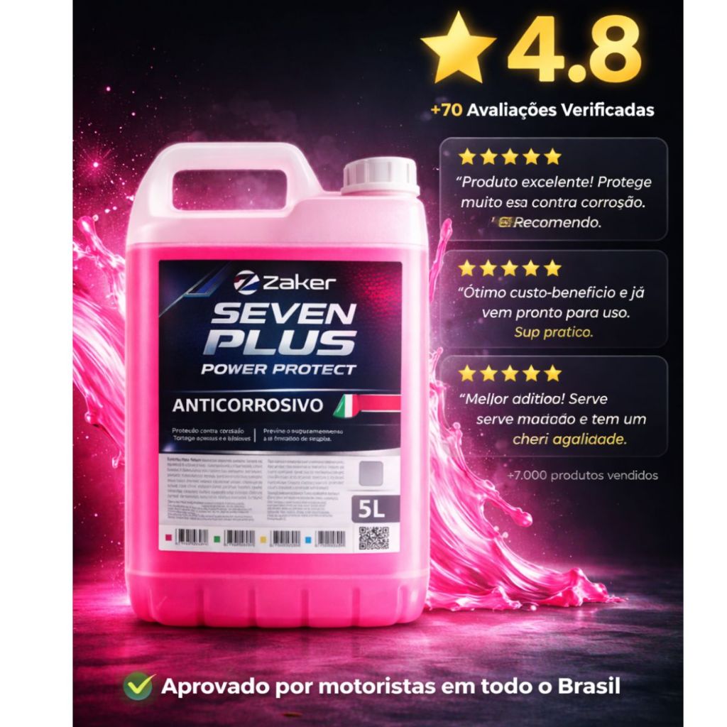 Aditivo Anticorrosivo Pronto Uso Automotivo Radiador Moto Zaker