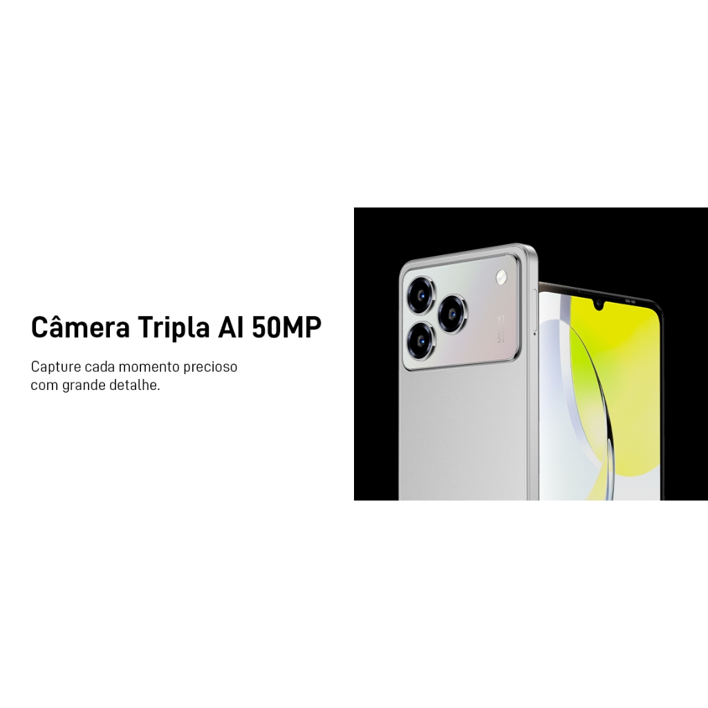 Celular Nubia ZTE A56 Pro 4Gb Ram 128Gb Dourado | Shopee Brasil