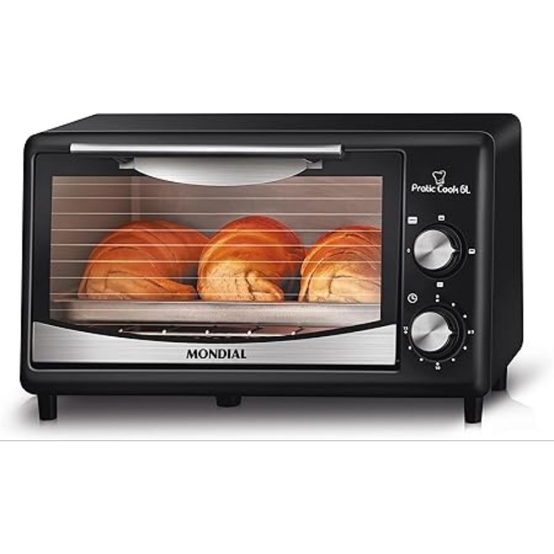 Forno Elétrico Multifunções 6 Litros Pratic Cook FR-09 220V 