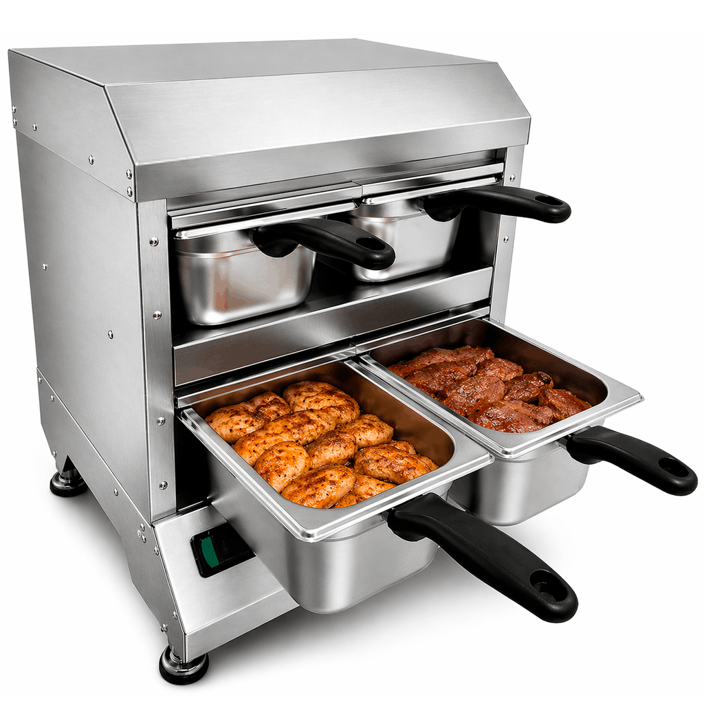 Conservador de Proteínas 4 Cubas Inox Marchesoni EF.9.042 22