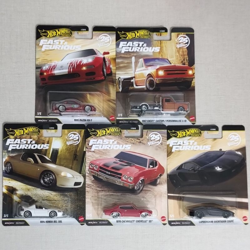 Hot Wheels Premium Velozes e Furiosos - modelos a escolha