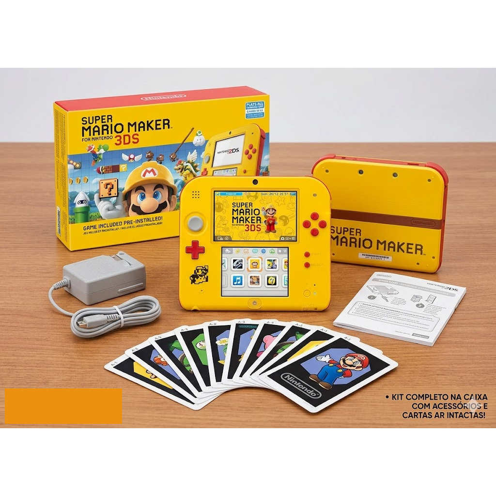 ニンテンドー3DS/2DS SUPER MARIO MAKER for NINTENDO 3DS Nintendo 2DS Mario Maker 3DS CIB Impecável Desbloqueado | Shopee
