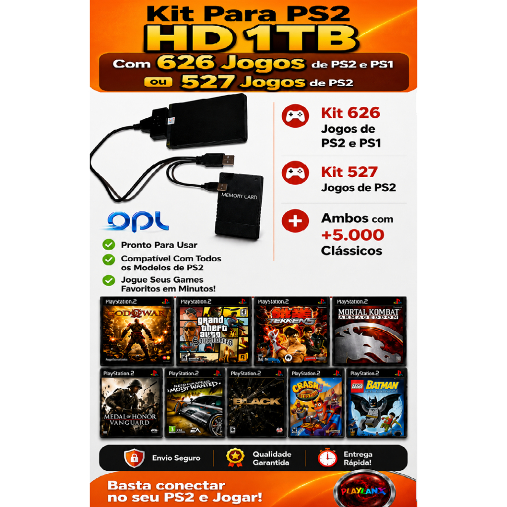 Kit 626 J0G0S PS2 Todos os Modelos | Shopee Brasil