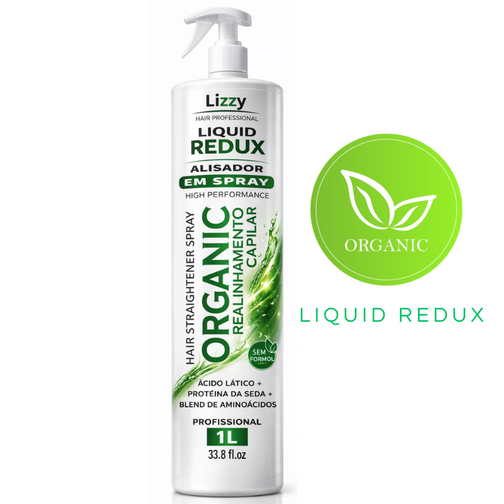 Progressiva Sem formol Orgânica Profissional Em Spray 1 Litro | Shopee ...