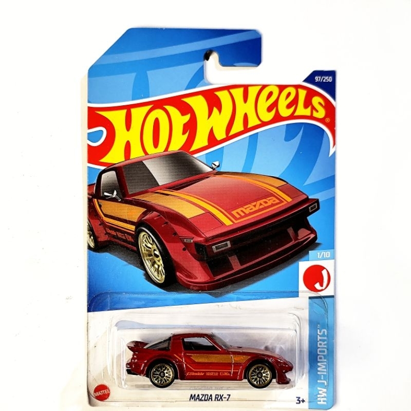 Hot Wheels - Mattel - Carrinho Mazda RX-7, MX-5, RX-3, Savana