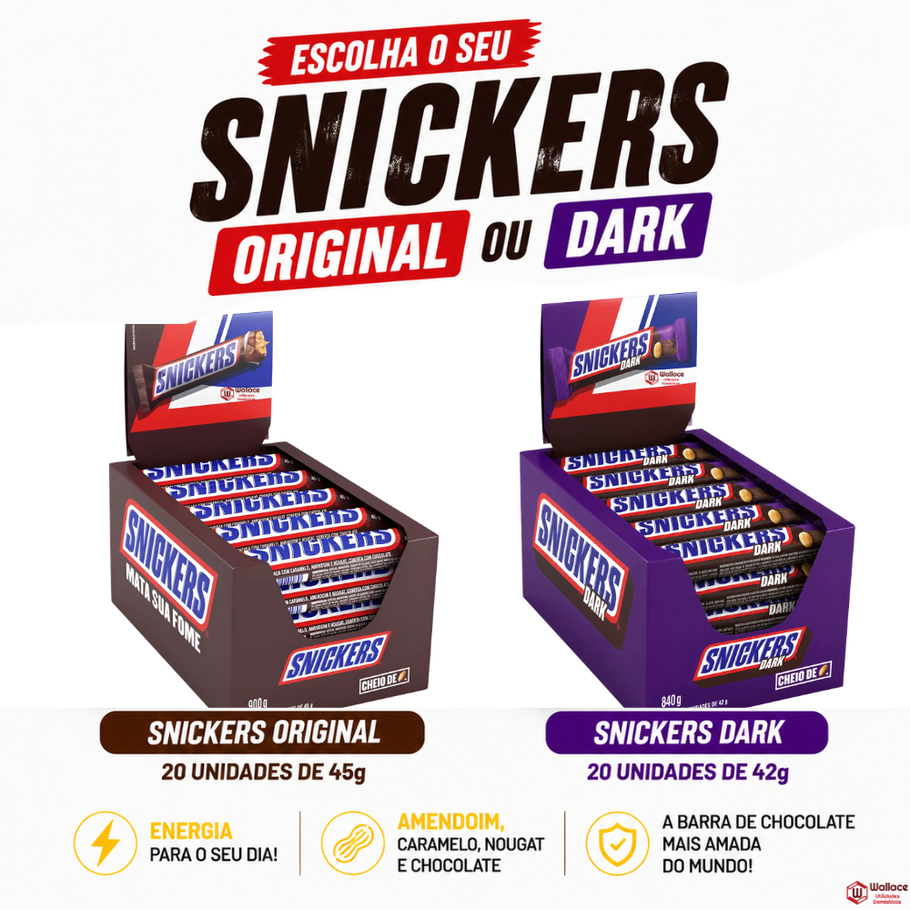 Caixa de Snickers em Promoção na Shopee Brasil 2026