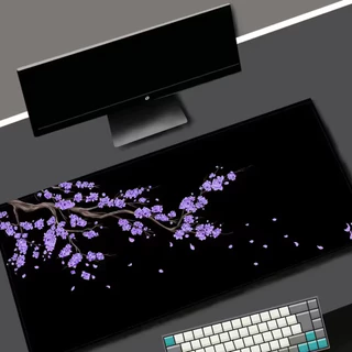 Mousepad Gamer 80x30 e 90x40 Antiderrapante Sakura Kawaii Estilo Ukyoe Tokyo Vintage Japao Cerejeira - SUBLIMA