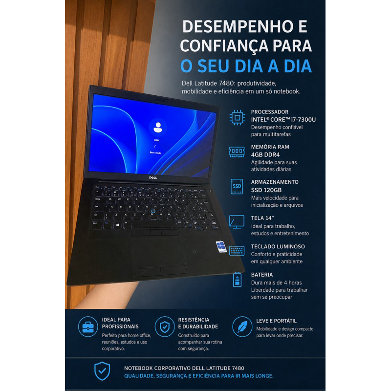 【DELL】爆速 Corei7/SSD256GB ノートパソコン 8G D4 Notebook Dell I7 8GB SSD 256GB em Promoção na Shopee Brasil 2026