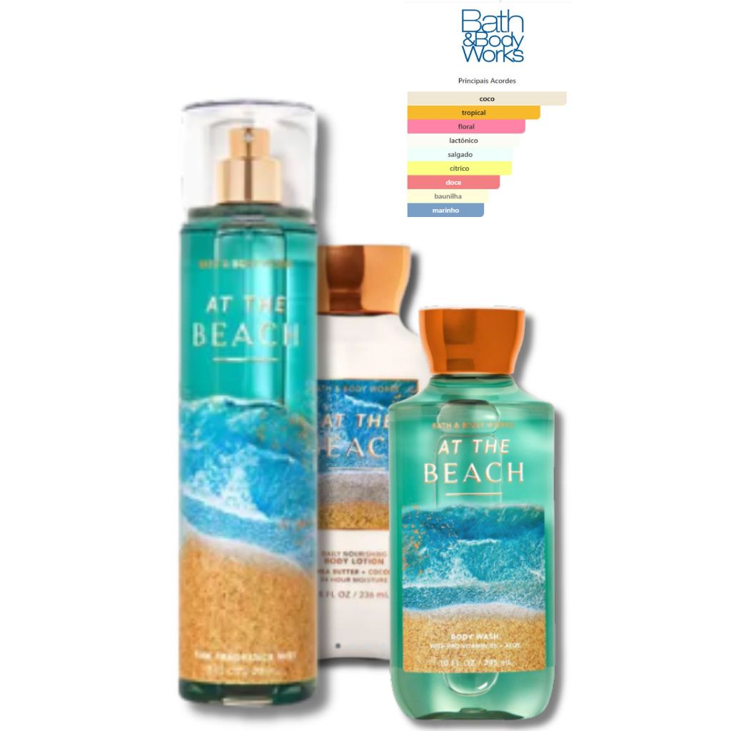 Kit Bath & Body Works Original • Body Splash + Hidratante