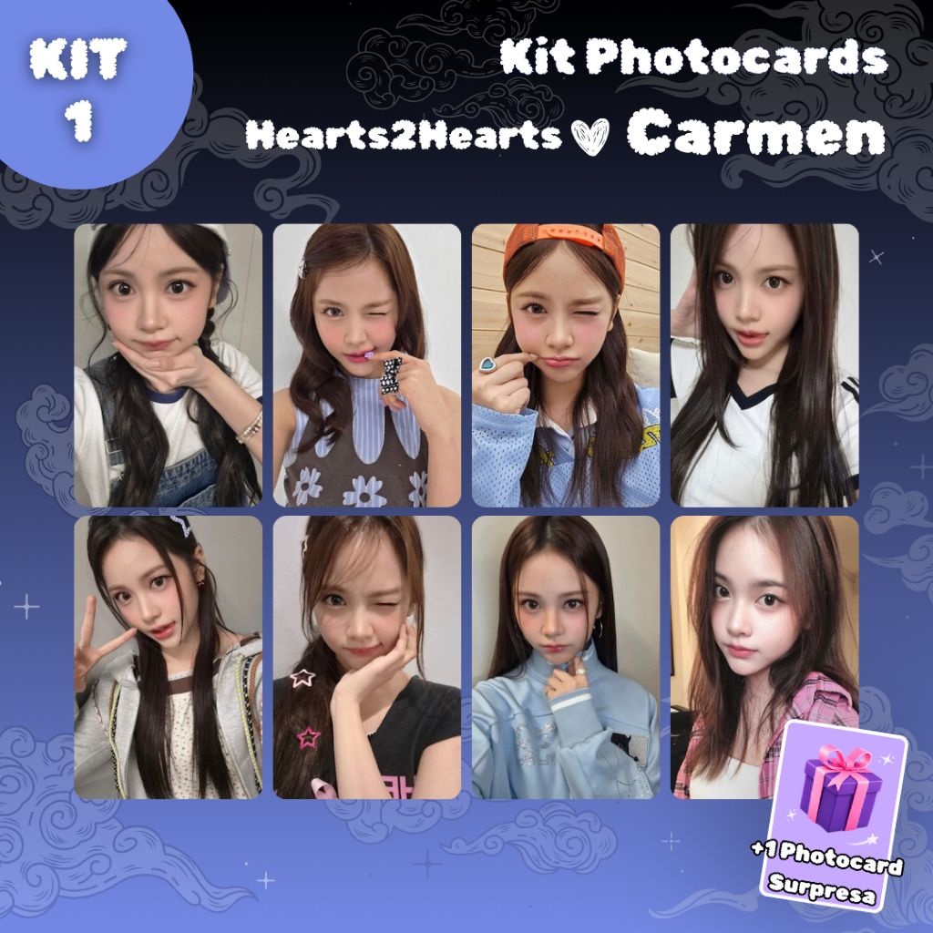 Hearts2Hearts Photocards Selca H2H Kpop Ye-on Ian Yuha Carmen A-na