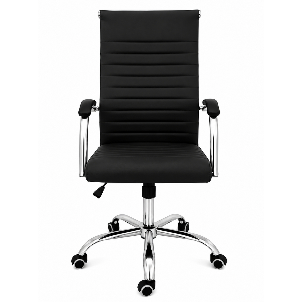 Cadeira Presidente Escritório Ergonômica Esteirinha Couro Sintético – Sistema Relax
