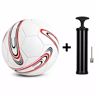 Bola De Futebol Campo Quadra Premium Costurada + Bomba Manual Para Encher