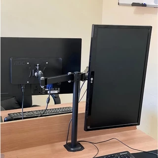 Suporte Mesa Para 2 Monitores E Tv Bi-articulado 13 Até 32 Pol Cor Preto MXT