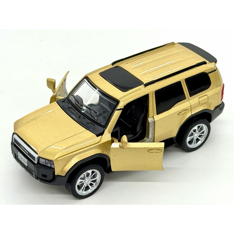 Miniatura Toyota Land Cruiser 250 (prado) escala 1/38 som e luz