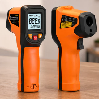 Termômetro Industrial Digital Infravermelho Cozinha Laser Medição Temperatura Industrial -55º- 400ºc Primebras PF-T400A