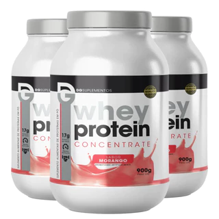 Kit 3x Whey Protein Concentrate 900g - DG Labs