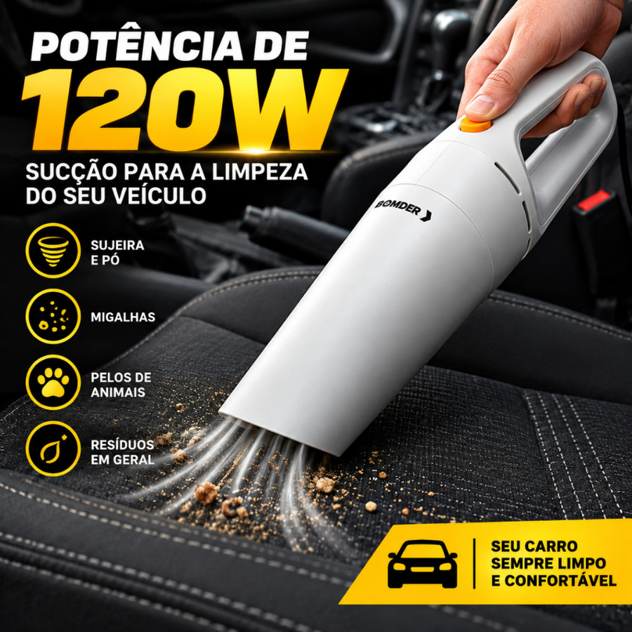 Aspirador De Pó Portátil Sem Fio Aspirador De Pó Para Carro Aspirador De Pó Pequeno E Potente