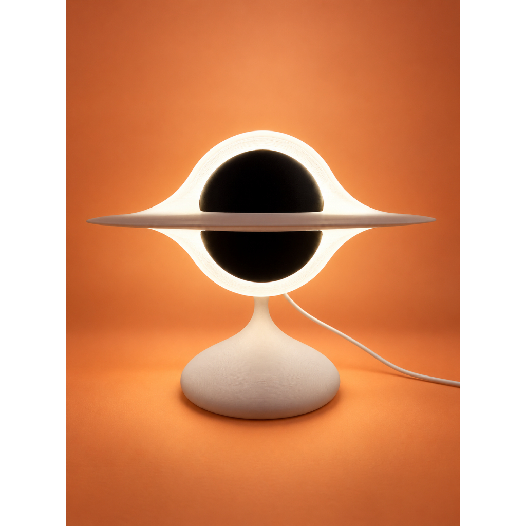 Luminária Buraco Negro 3D LED – Abajur Decorativo para Quarto, Escritório e Setup Gamer — imagem 3