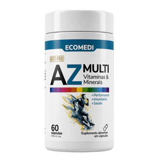 Multivitamínico A-Z Vitaminas e Minerais 60 Cápsulas Ecomedi