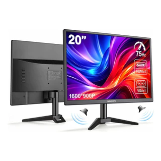 Monitor Gamer NOVANTE 20 Polegadas HD + 1600x900 75Hz HDMI VGA VESA Alto-Falante Integrado