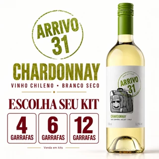 Vinho Branco Seco Chileno Arrivo 31 Chardonnay 750ml