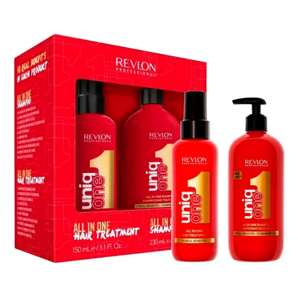O Kit Revlon Uniq One Leave-in 150ml + Shampoo 230ml | Shopee Brasil