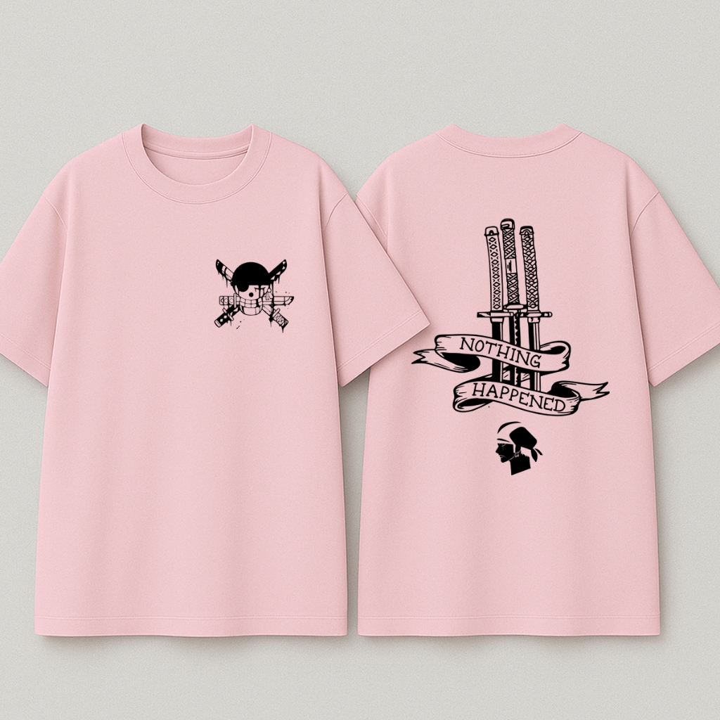 Camiseta One Piece Roronoa Zoro Espadas Anime Manga 100% Algodão