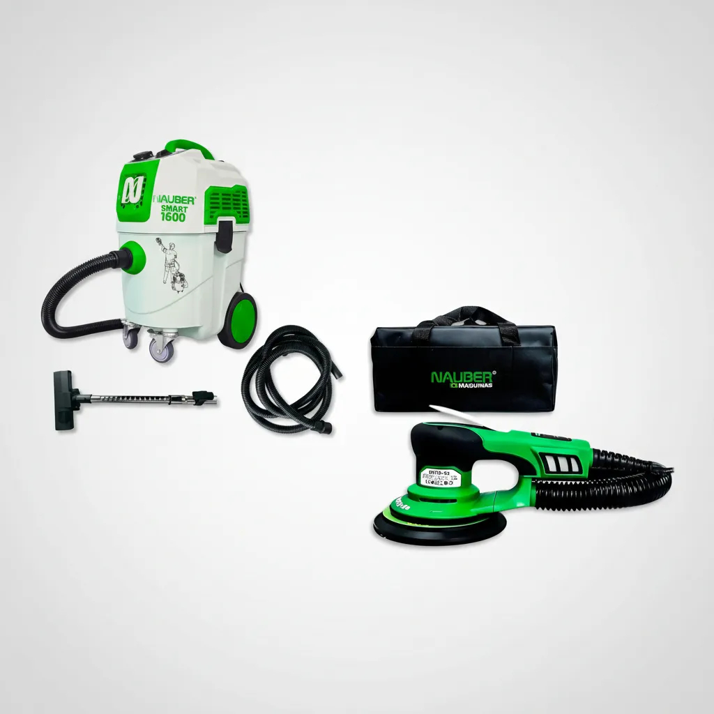 Kit Lixadeira Roto Orbital Nauber ROTO 5E 350W + Aspirador Smart 1600 ...
